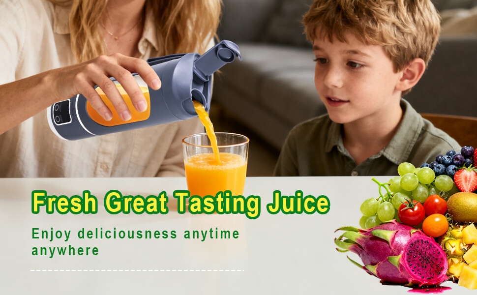 Perfect for creating fresh smoothies, protein shakes, and fruit juices