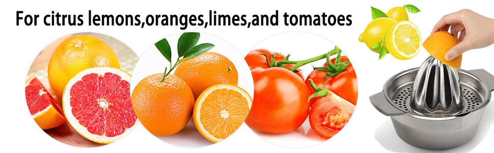 the  hand juicer tool for cirtus lemon oranges lime tomato