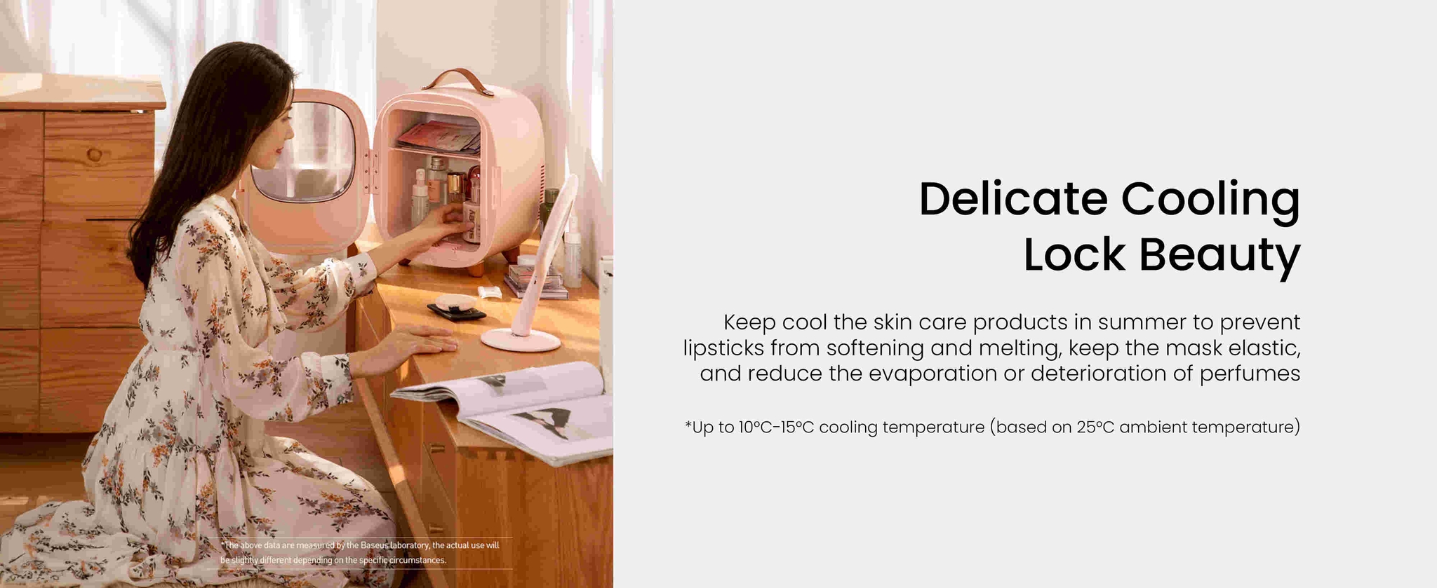 Baseus Portable Refrigerator for Car, Mini Makeup Fridge, 8L 60W