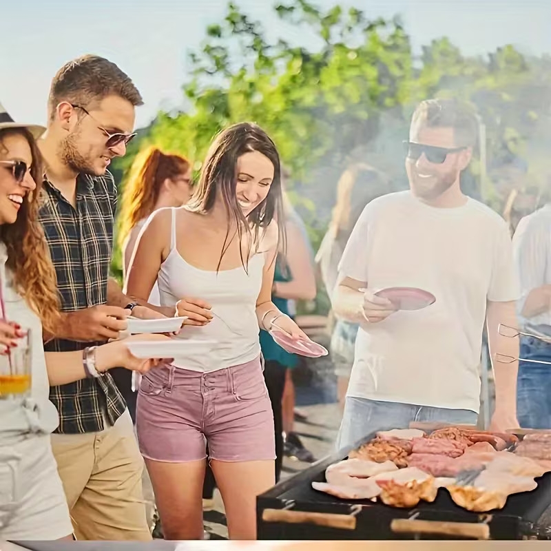 1 2pcs non stick reusable baking mats   electric gas ovens toasters and grills durable kitchen essentials for outdoor bbqs cooking Product details 5