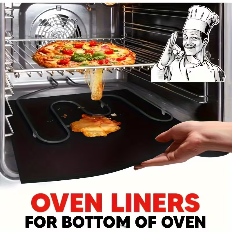 1 2pcs non stick reusable baking mats   electric gas ovens toasters and grills durable kitchen essentials for outdoor bbqs cooking Product details 1