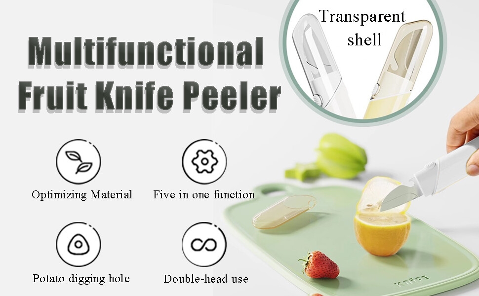 Multifunctional Stainless Steel Fruit Knife