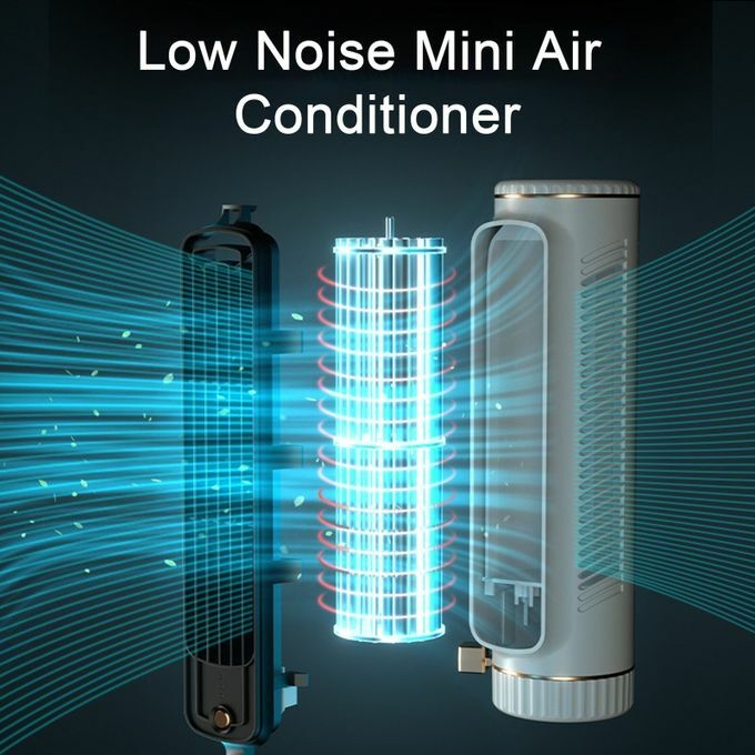 product_image_name-Generic-Ventilateur De Climatisation Secouant La Tête Ventilateur électrique Ventilateur Rechargeable USB-6