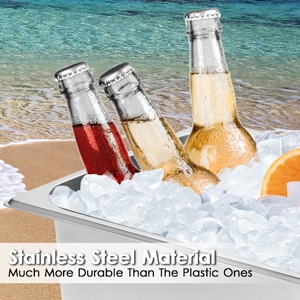 stainless steel ice bucket