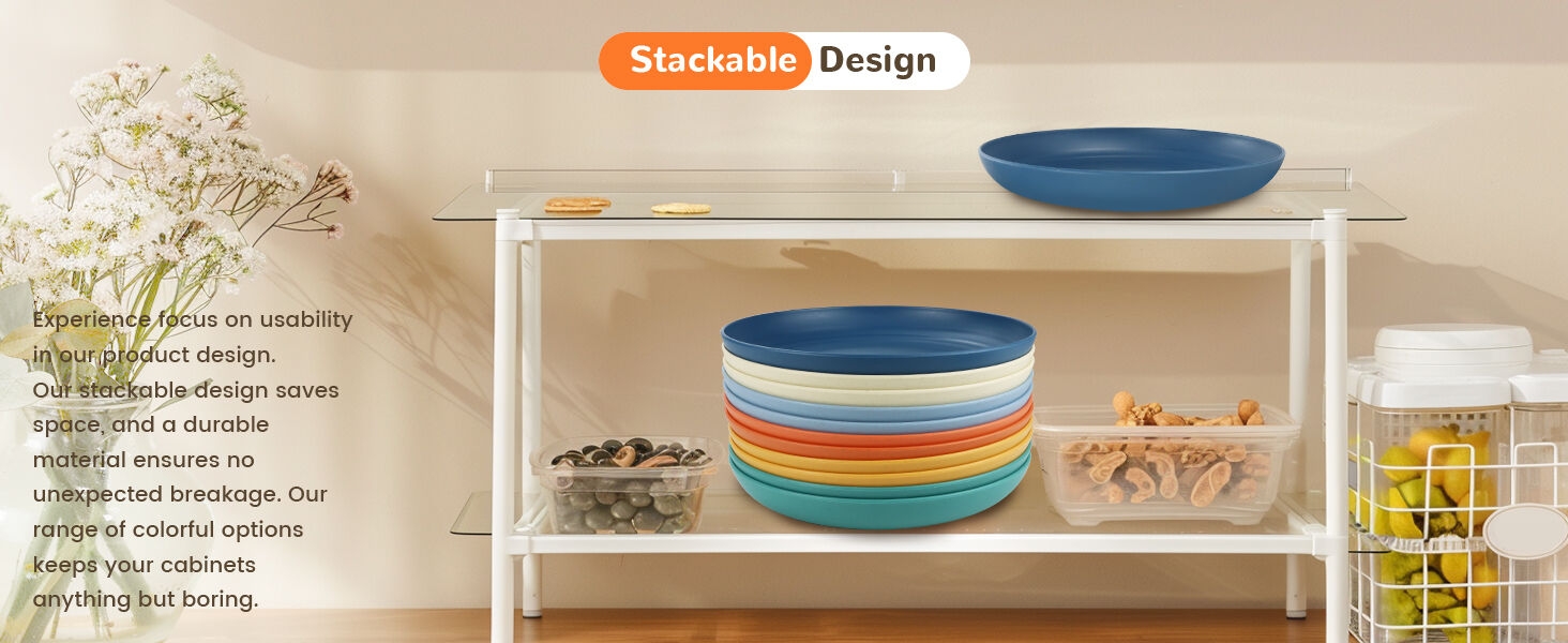 stackable plates wheat straw dinner plates plastic plates kids plastic plate plastic plates reusable
