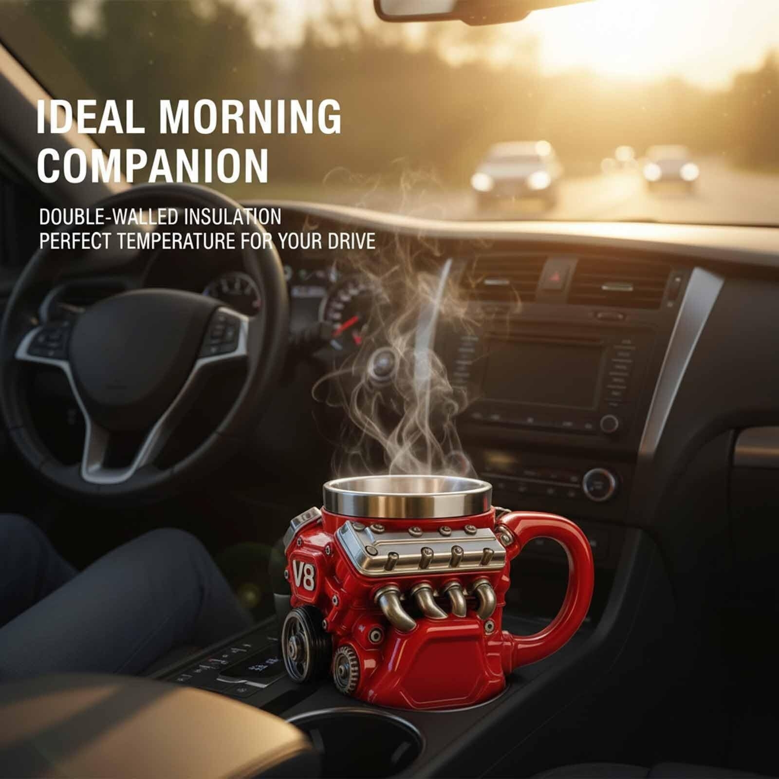 Mug in Car Interior