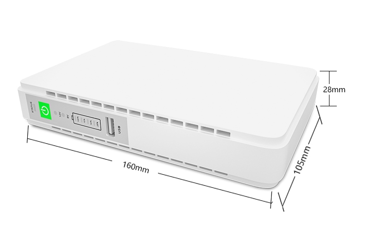 SKE DC MIni Ups For Wifi Router Mini DC Ups Poe Mini Ups Output 9v 12v-15v 24v