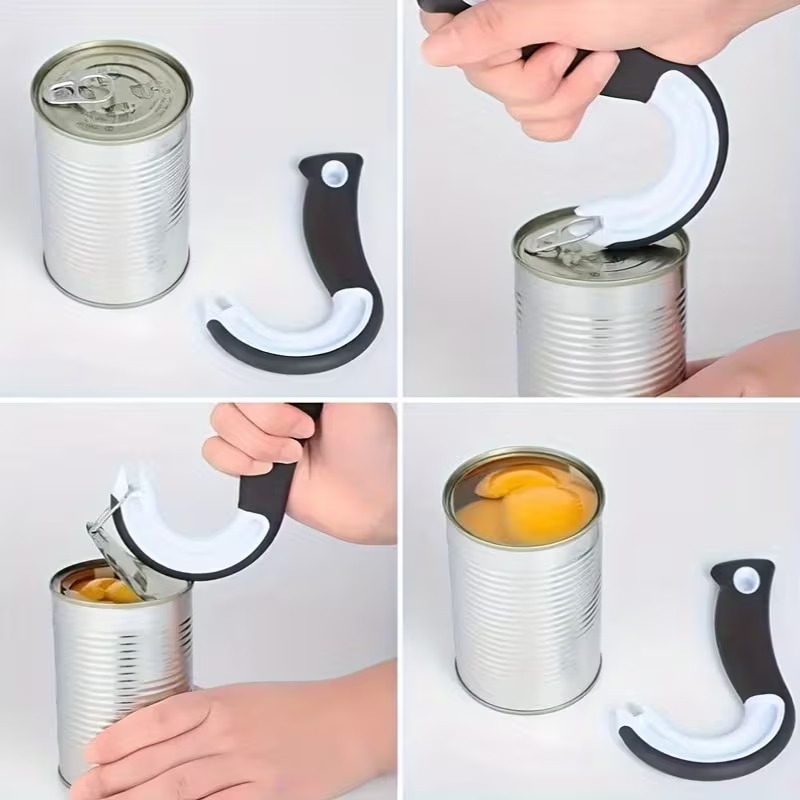 1pc can opener hook shaped can opener must have household kitchen bottle opener can openning tool for   household chrismas party supplies kitchen stuff kitchen accessories Product details 4