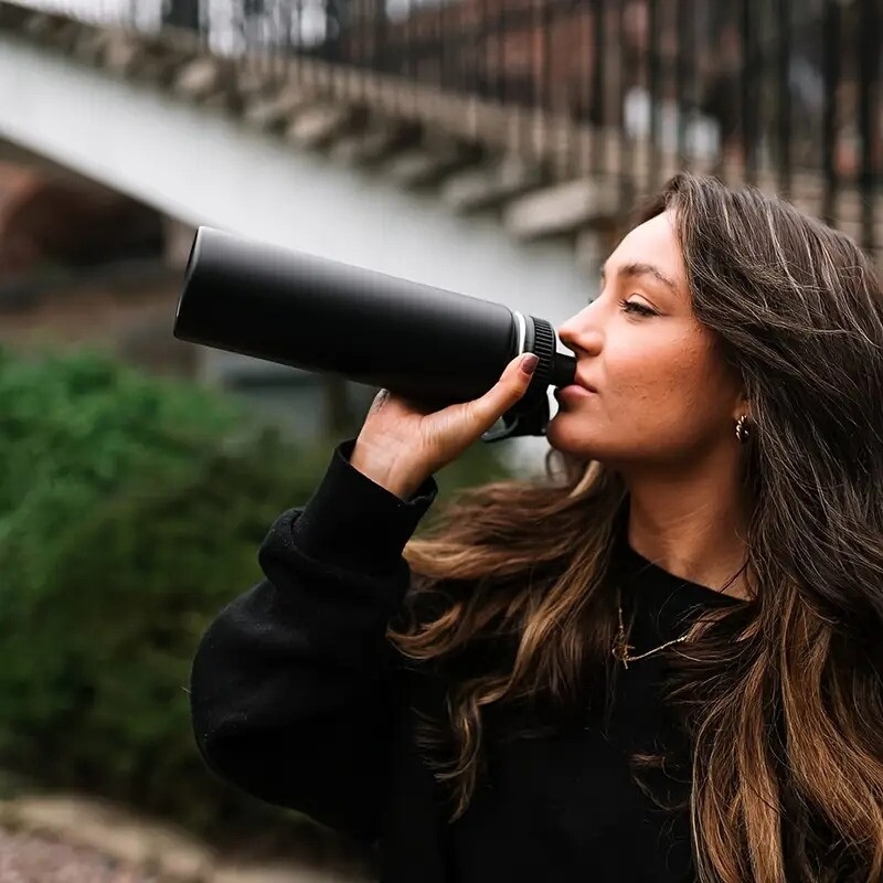1pc 950ml 32oz stainless steel insulated water bottle leakproof double wall vacuum water cup perfect for sports outdoor activities details 6