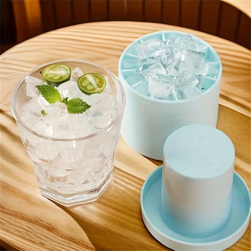silicone cube of ice mold ice and perfectly shaped ice cubes to 60 kitchen supplies household kitchen refrigerator additions refrigerator storage boxes and storage refrigerator organizers Product details 0