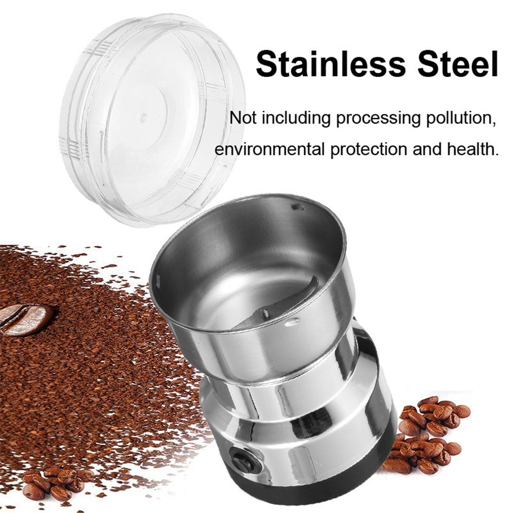 220V Electric Stainless Steel Home Grinding Milling Machine Coffee Bean Grinder 220V Electric Stainless Steel Home Grinding Milling Machine Coffee Bean Grinder