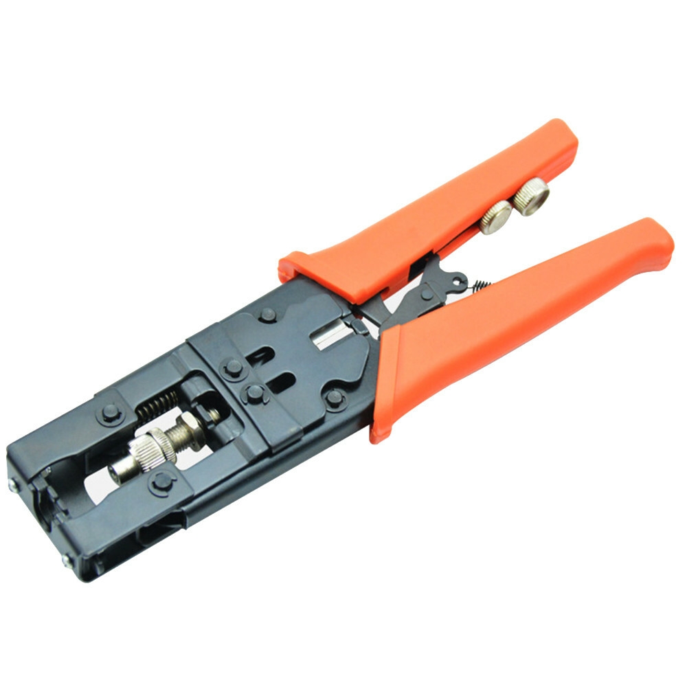 Multifunctional Adjustable Coax Compression Connector Crimping Tool Wire Cutter for RG58 RG59 RG6 Waterproof Connector F BNC RCA (5)
