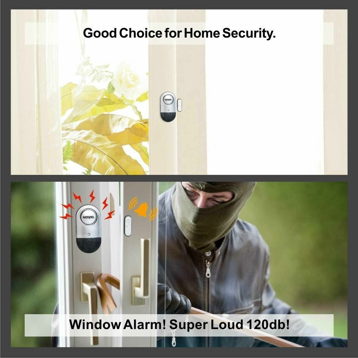 Door magnetic detector wireless home doors contact Windows alarm