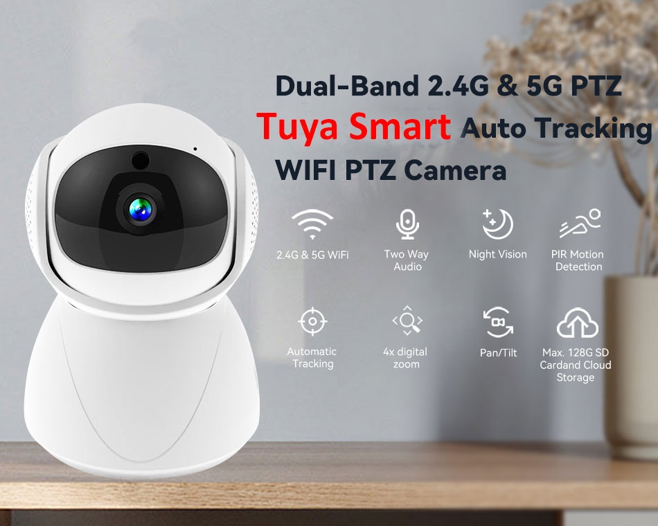 Tuyasmart / Smart Life App Wireless Security 1080p Camera No Cloud Storage  Fee