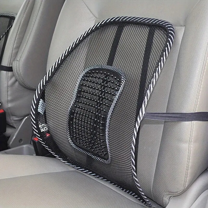 breathable mesh car back support   for seats office chairs wheelchairs   nylon material details 1
