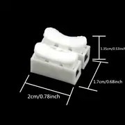 20pcs quick terminal connector push type connectors 2 pin flame retardant led lamp connectors details 2