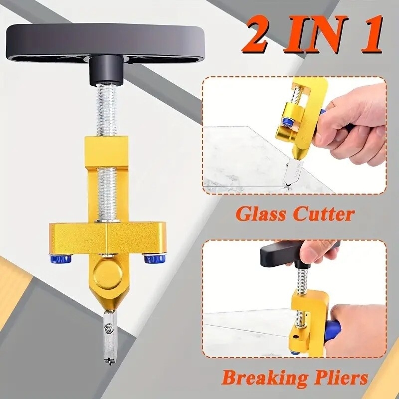 2 in 1 glass tile cutter all in one glass knife brick cutter tile opener diamond roller glass cutter sliding glass tile cutter portable building cutting tool birthday gift christmas halloween new years gifts gift for friends easter gift details 6