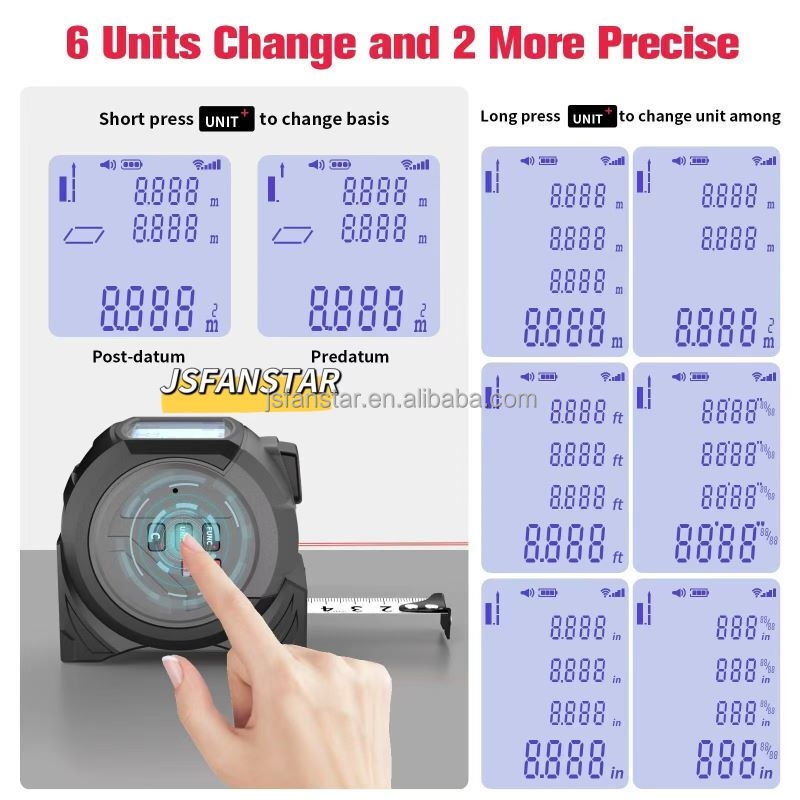 New Multifunction High Precision 40m Pocket Accuracy Best Brand Digital Laser Meter 3in1 Distance Measure