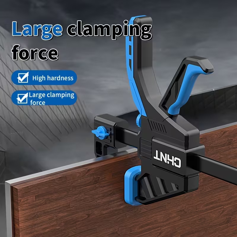 one 6 inch 8 inch 12 inch 18 inch 24 inch 30 inch 36 inch trigger type f clamp high hardness dual purpose woodworking clamp rotary quick extrusion clamp thickened and durable heavy woodworking work fixture 5