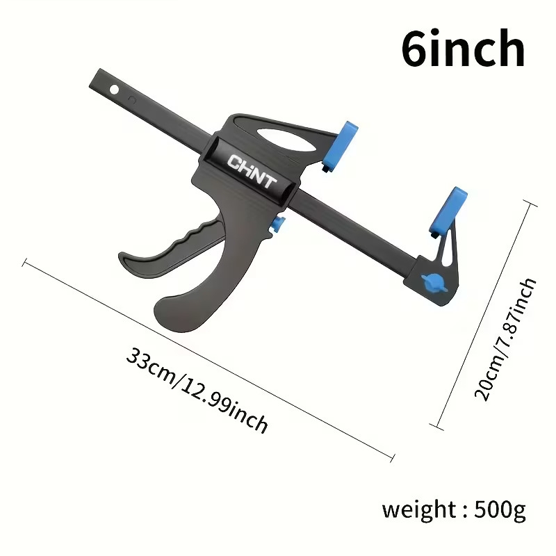 one 6 inch 8 inch 12 inch 18 inch 24 inch 30 inch 36 inch trigger type f clamp high hardness dual purpose woodworking clamp rotary quick extrusion clamp thickened and durable heavy woodworking work fixture 2
