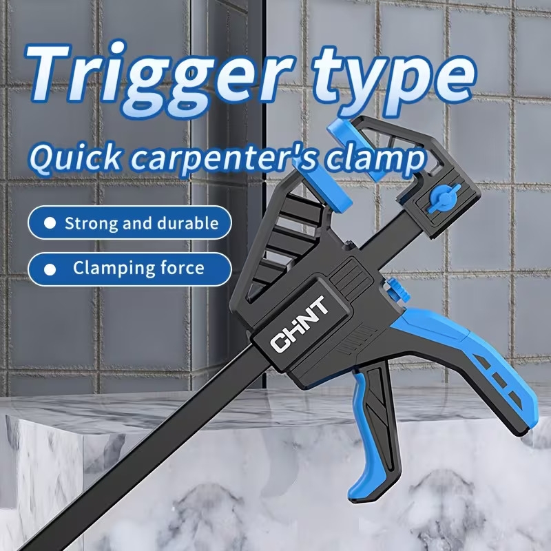 one 6 inch 8 inch 12 inch 18 inch 24 inch 30 inch 36 inch trigger type f clamp high hardness dual purpose woodworking clamp rotary quick extrusion clamp thickened and durable heavy woodworking work fixture 0