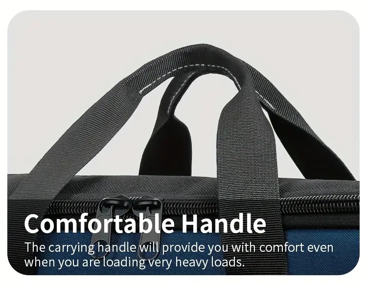 heavy duty tool bag with wide mouth for tool storage carrier and organizer tool bag for men wide mouth tool bag with inside pockets details 7