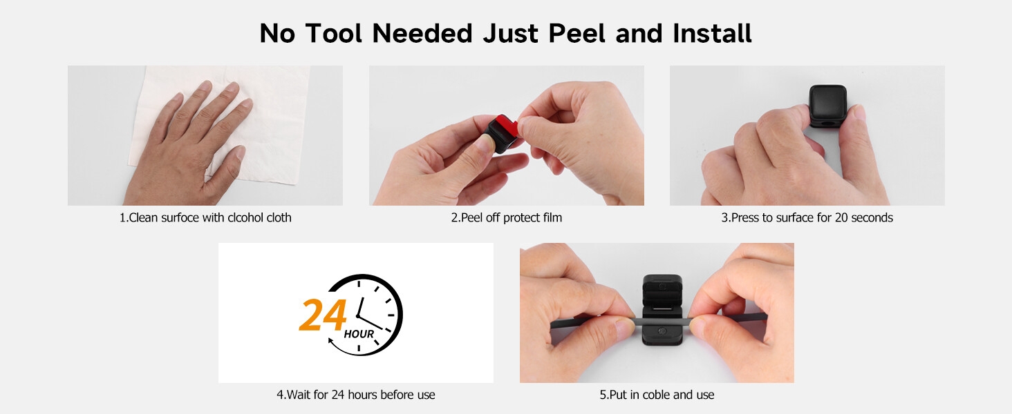 cord clips holder