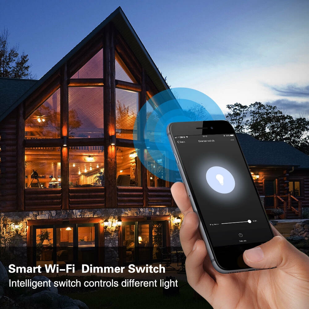 EU/UK Wifi Controlled 220v Dimmer Light Switch/Alexa Smart Wifi Dimmer Light Switch