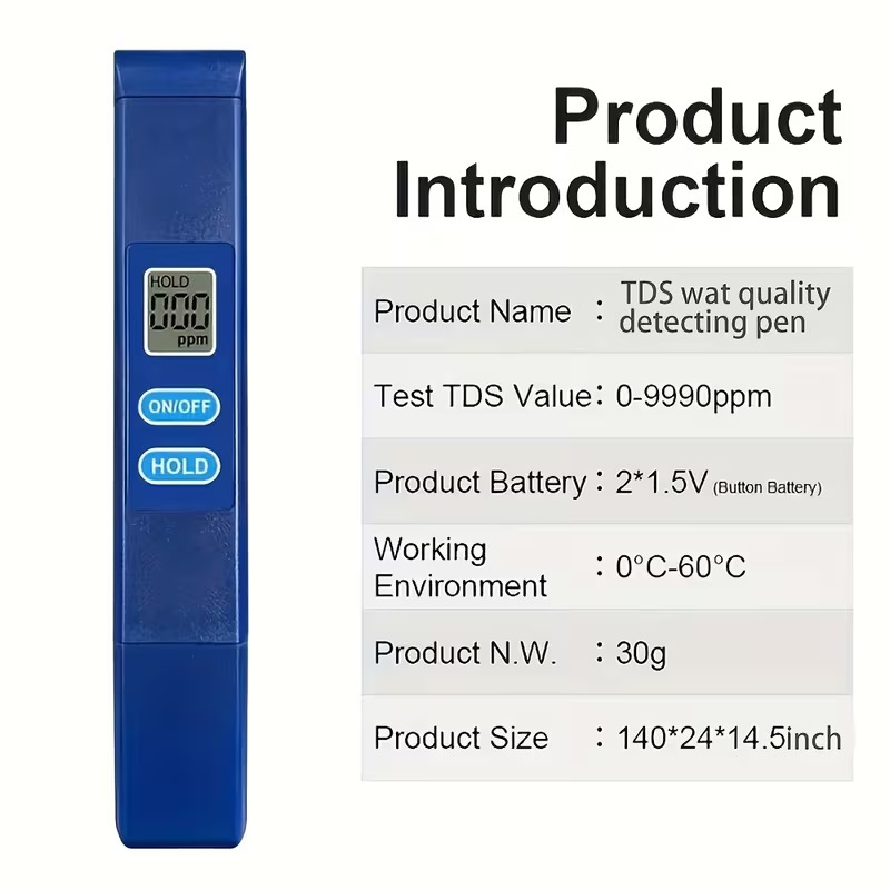 mini tds water quality testing pen Product details 4