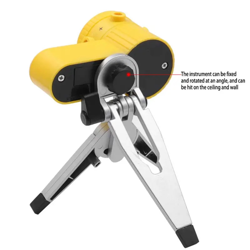 1pc multifunction cross line laser level ertical horizontal vertical line equipment measuring with tripod laser trena level tools four in one household level ruler laser details 3