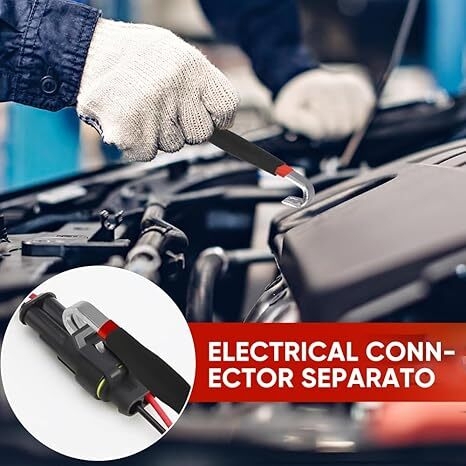 Automobile electrical terminal connector disconnector tool, plug connector disconnection tool, automotive universal electrical tools