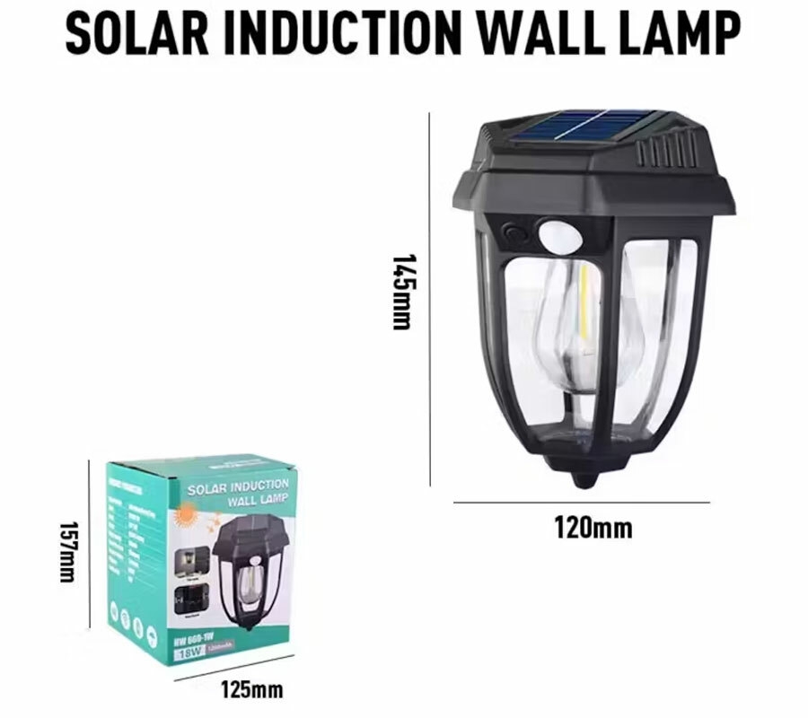 چراغ دیواری خورشیدی مدل HW669--1W 18W