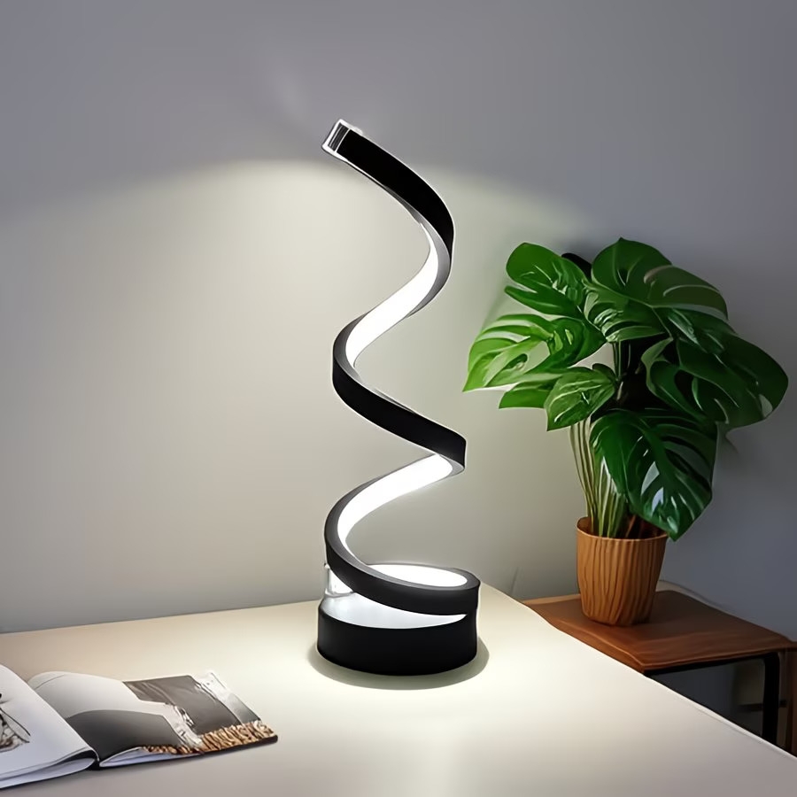 2pcs of creative snake shaped table lamps three color adjustable night lights suitable for bedroom study and bar decoration as ambient lights Product details 3