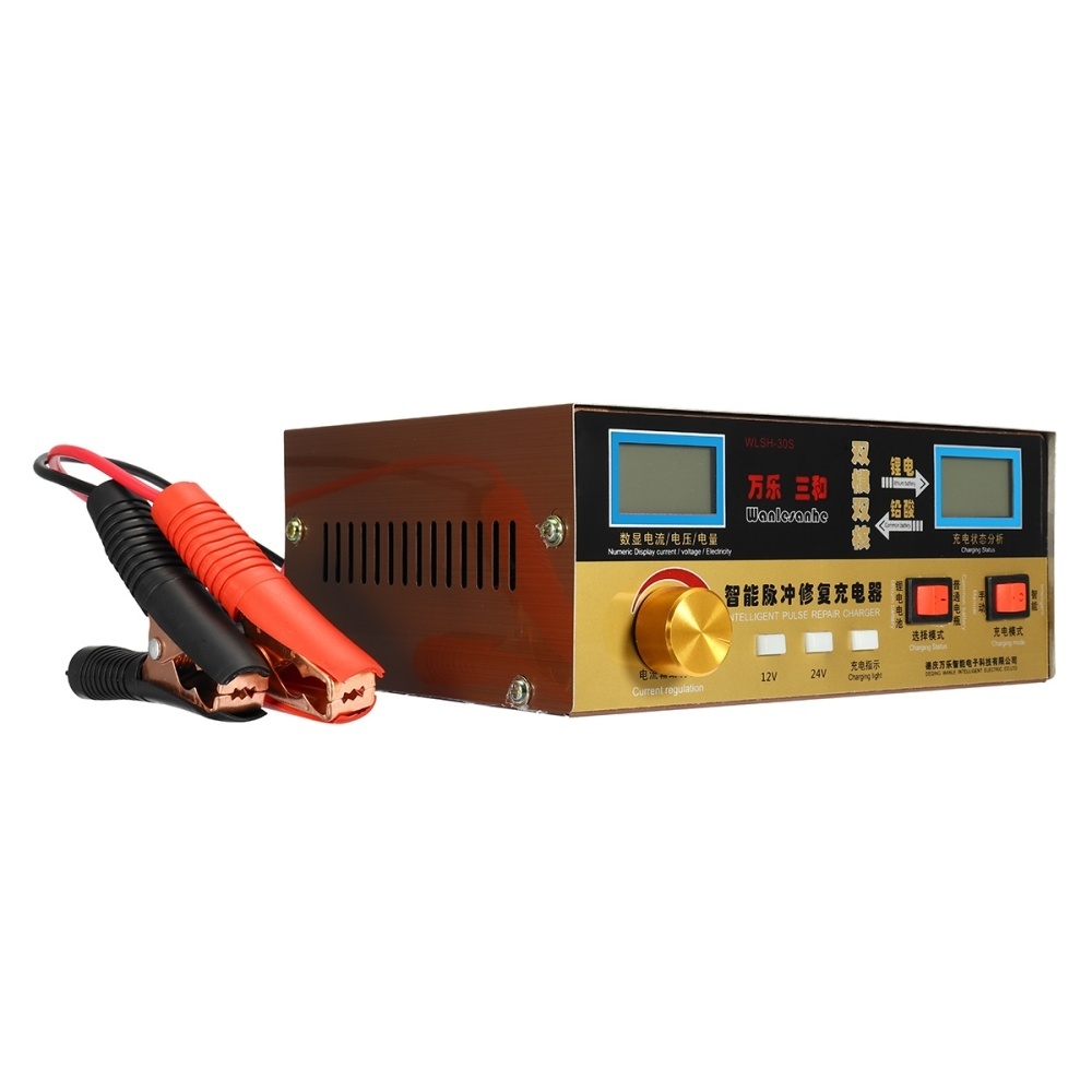 Generic Automatic Intelligent Pulse Repair Type 12V/24V 6AH400AH Car Battery Charger Jumia