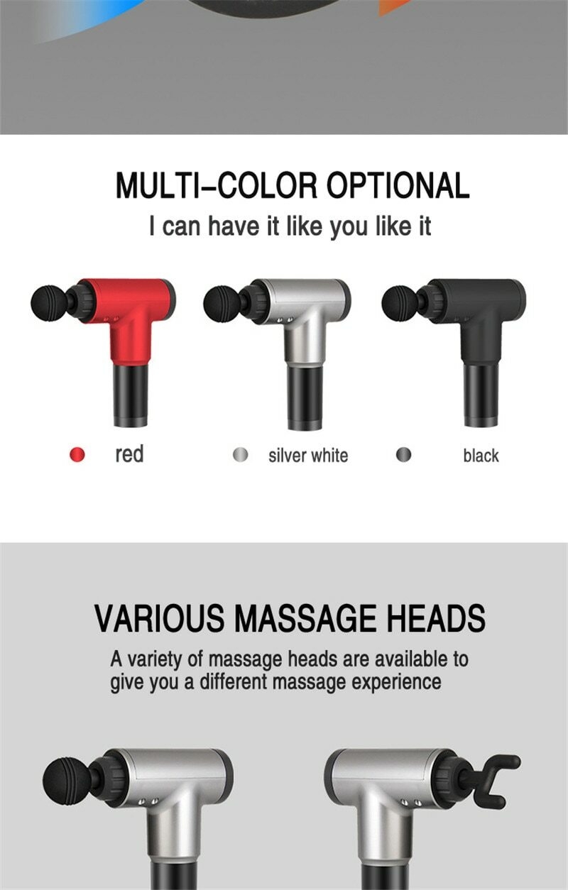Fascial Gun Muscle Maging Relax Recovery Soreness Pain Fascia Gun Relief Slimming Shaping Mager 4 Heads Gym Aiding (1)
