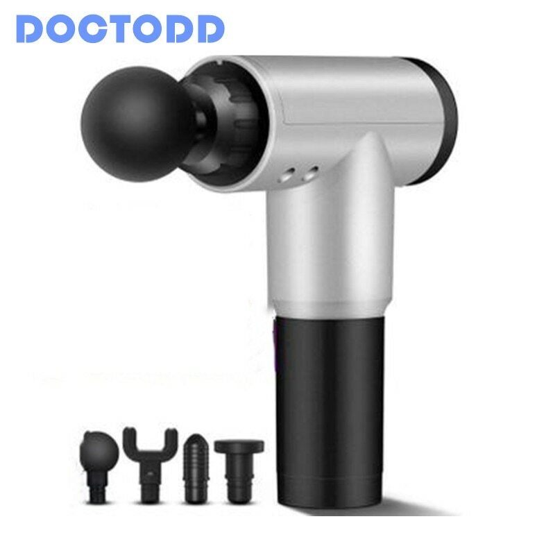 Fascial Gun Muscle Maging Relax Recovery Soreness Pain Fascia Gun Relief Slimming Shaping Mager 4 Heads Gym Aiding