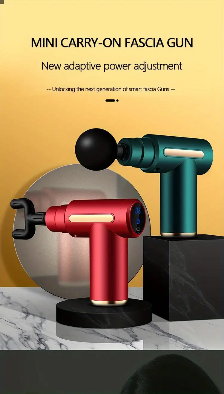 gun, rechargeable mini massage gun for muscle relaxation and fitness details 0
