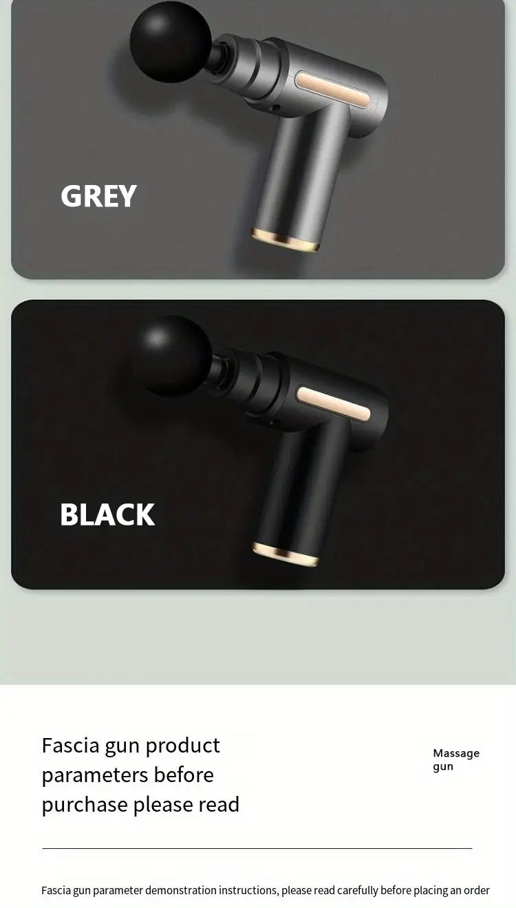 gun, rechargeable mini massage gun for muscle relaxation and fitness details 17