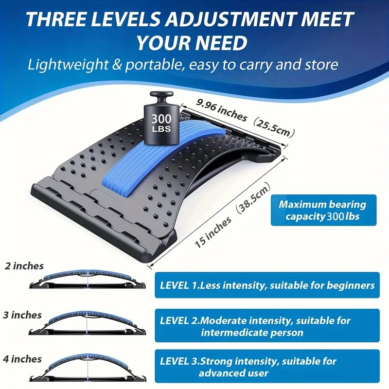 adjustable neck and back acupressure neck massage stretching pillow device fitness and sports muscle relaxation for menand women acupuncture magnetic therapy pillow cervical spine support corrector details 4