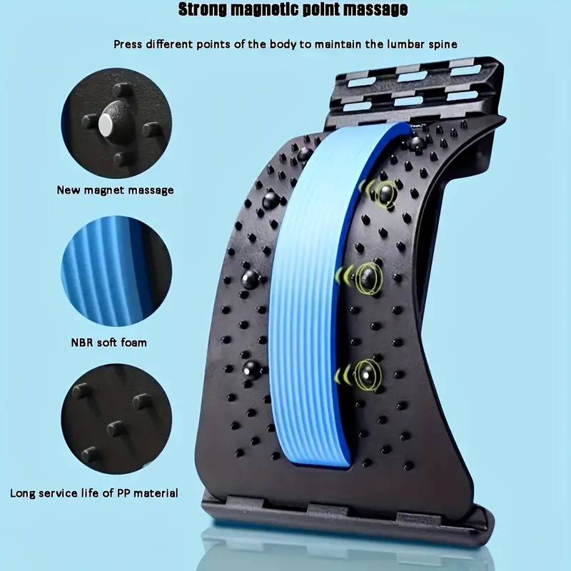 back stretcher neck massager posture corrector back massage board details 1