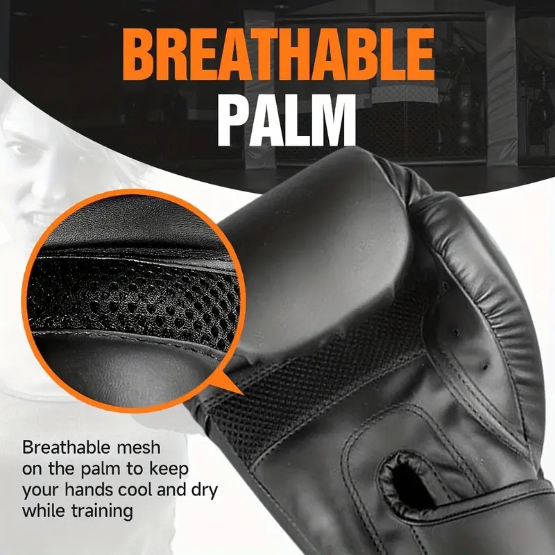 boxing gloves for men women boxing training gloves kickboxing gloves sparring punching gloves heavy bag workout gloves for boxing kickboxing muay thai mma details 4