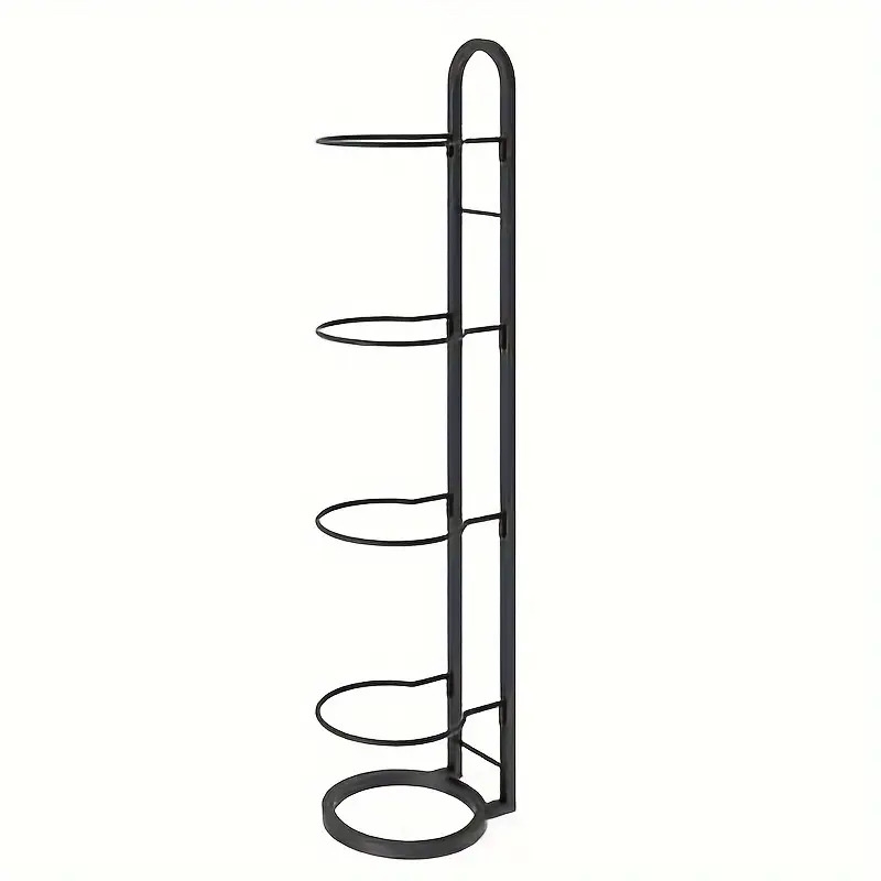 4 tier black   ball organizer versatile storage rack for basketball soccer volleyball more   home gym sports room accessory basketball accessories 4