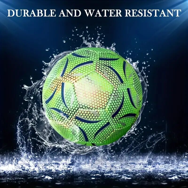 anti slip luminous soccer ball   night training football for indoor and outdoor grass training competition for stocking stuffers 5