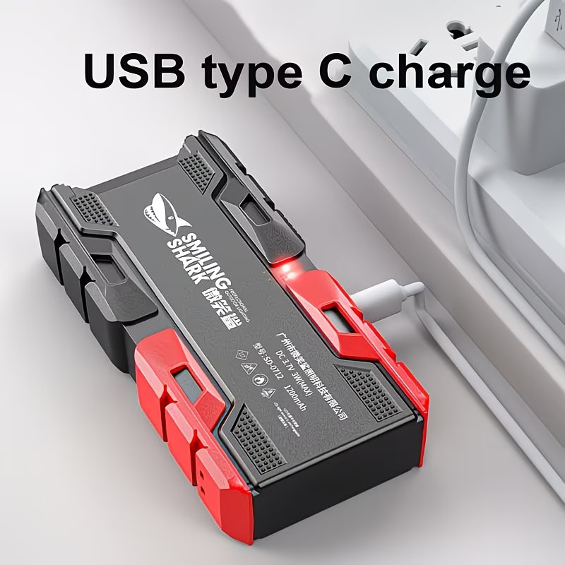 1 unit of the sd 0712a usb rechargeable flashlight a portable outdoor torch featuring dual lights extremely bright and a power bank function designed for handheld use and emergencies Product details 5