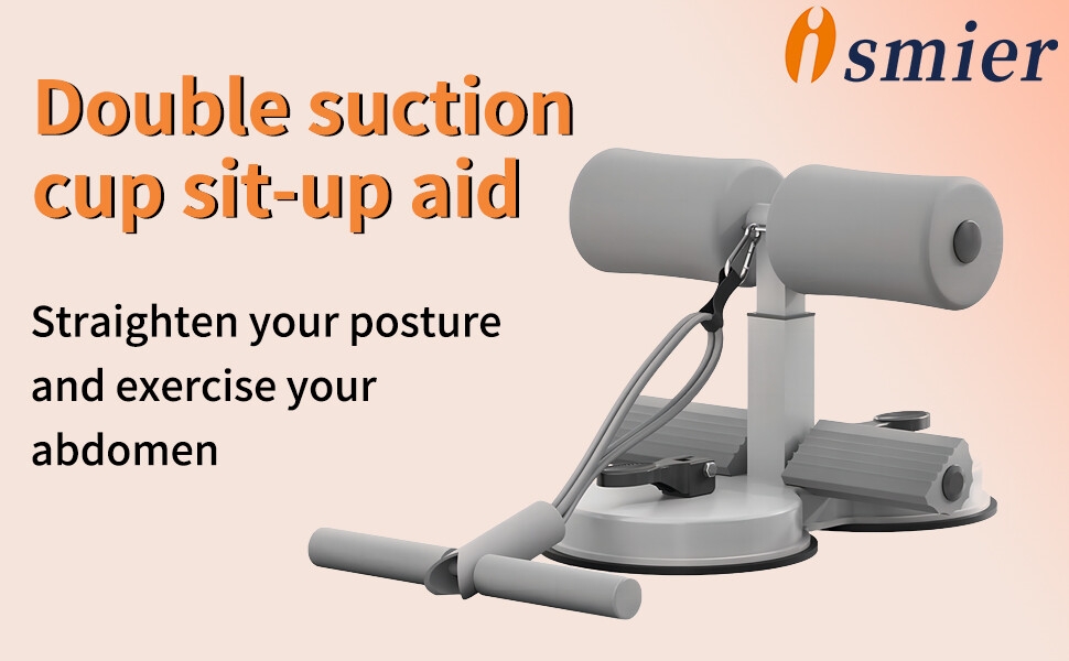 Double suction cup sit-up aid