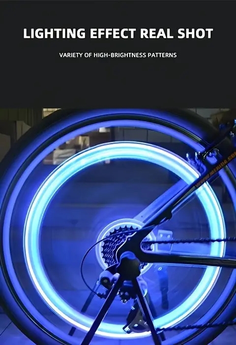 4/8/16件套 汽车轮毂气门芯 跑马灯 风火轮呼吸灯摩托车轮胎气门芯 防爆 防晒 红色蓝色 详情 0