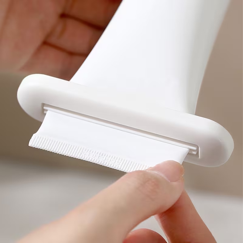 1 4pcs manual squeezer 1 4pcs manual toothpaste tube squeezer multifunctional toothpaste dispenser for bathroom accessories lightweight no electricity needed with facial cleanser pump Product details 4