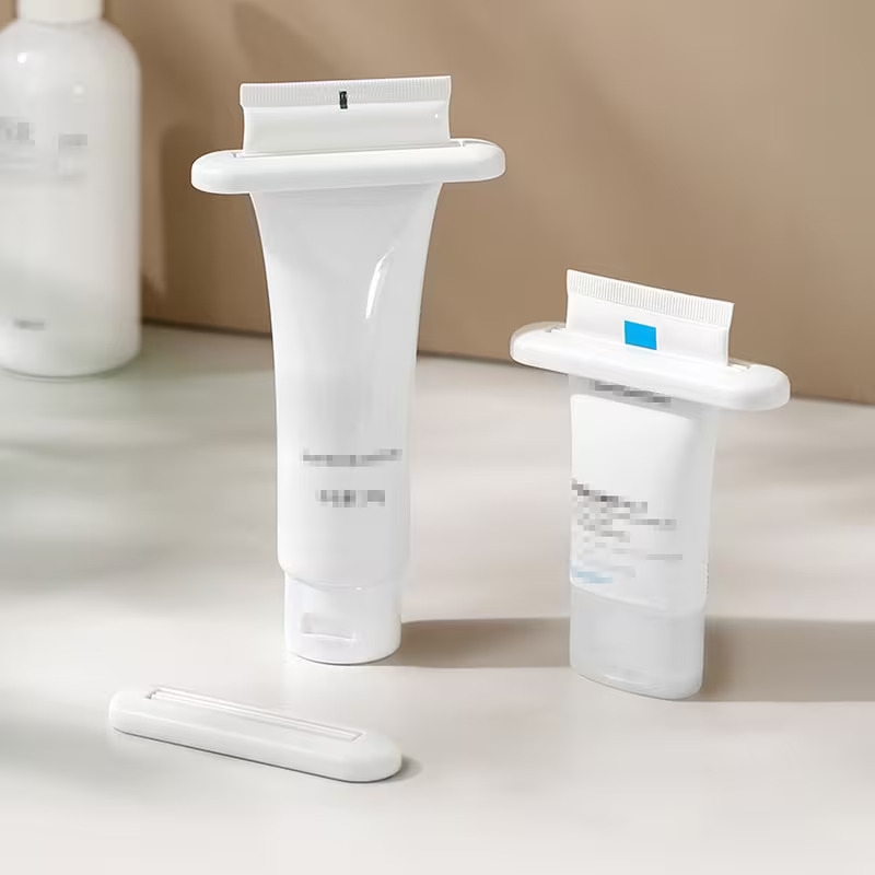 1 4pcs manual squeezer 1 4pcs manual toothpaste tube squeezer multifunctional toothpaste dispenser for bathroom accessories lightweight no electricity needed with facial cleanser pump Product details 0