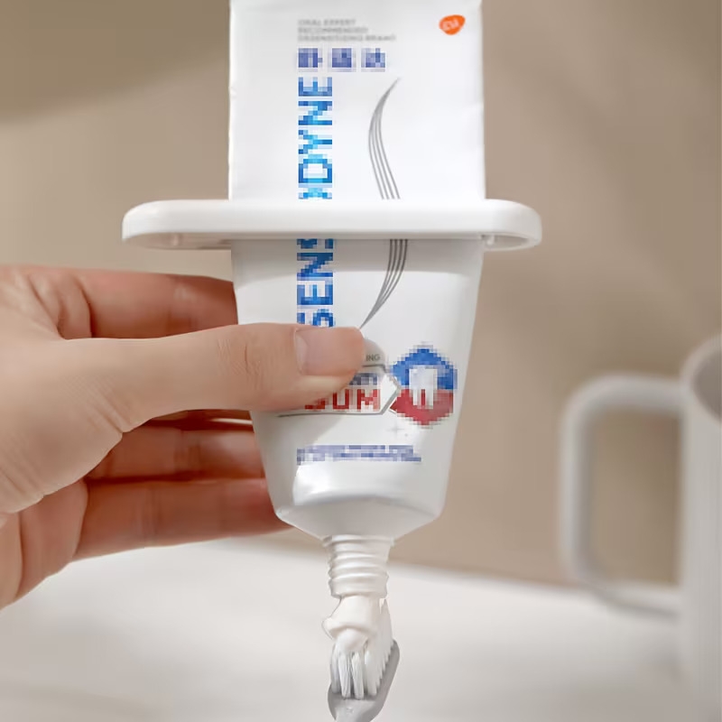1 4pcs manual squeezer 1 4pcs manual toothpaste tube squeezer multifunctional toothpaste dispenser for bathroom accessories lightweight no electricity needed with facial cleanser pump Product details 5