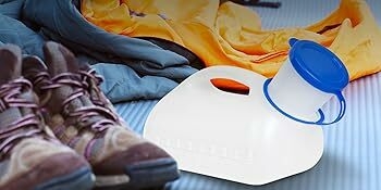 Unisex Urinal Bottle - Portable Urinal for Women & Men - Female Urinal with Funnel - Portable